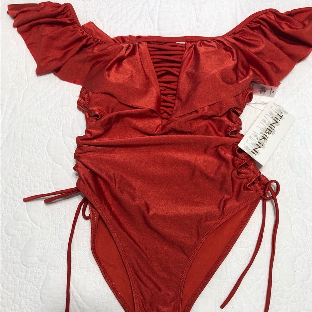 Tinibikini Burnt Orange One Piece XS